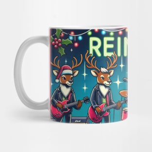 Reindeer Rock and Roll Mug